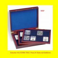 Estuches VOLTERRA TRIO. Con 3 Bandejas. Tamao: 330x55x270mm.