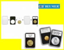 Cpsulas rectangulares para monedas certificadas SLABS/QUICKSLABS) 59x85x10mm.