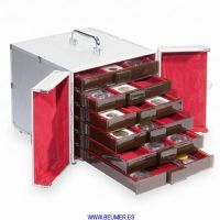 LEUCHTTURM, Maletines para monedas en BANDEJAS