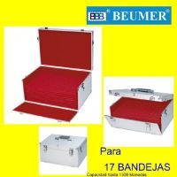 LINDNER, Maletines para Bandejas de Monedas