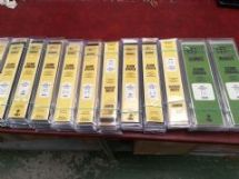 TIRAS PROTECTORAS para sellos / FILOESTUCHES, Transparentes y Negras.